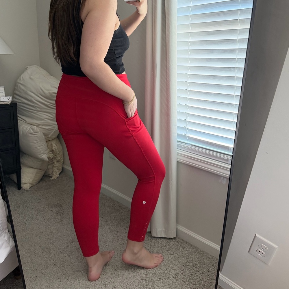 Lululemon Leggings Swift Speed High-Rise Tight 28” Red